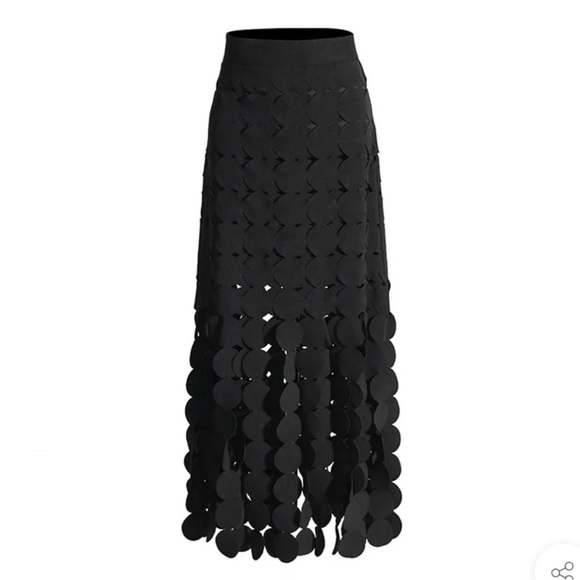 Brand new, never worn Akira circle cutout maxi skirt, black medium (M) side zip - Picture 1 of 2